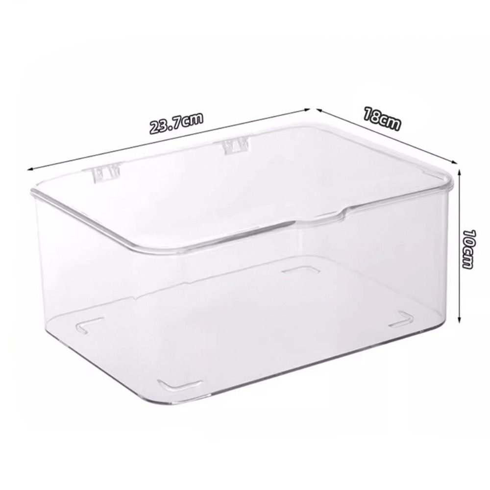 Acrylic Sundries Storage Basket Transparent Desk Organizer New Phone Case Organizer