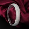 925 Sterling Silber Armreif Armbänder Frauen Woven Mesh Silber Armband Schmuck Große Förderung