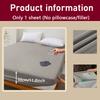 1PC Solid Color Waterproof Bed Sheet and Fitted Sheet,Waterproof Mattress Protector,30cm Deep Pocket Bed Sheet,Comfortable Bedding