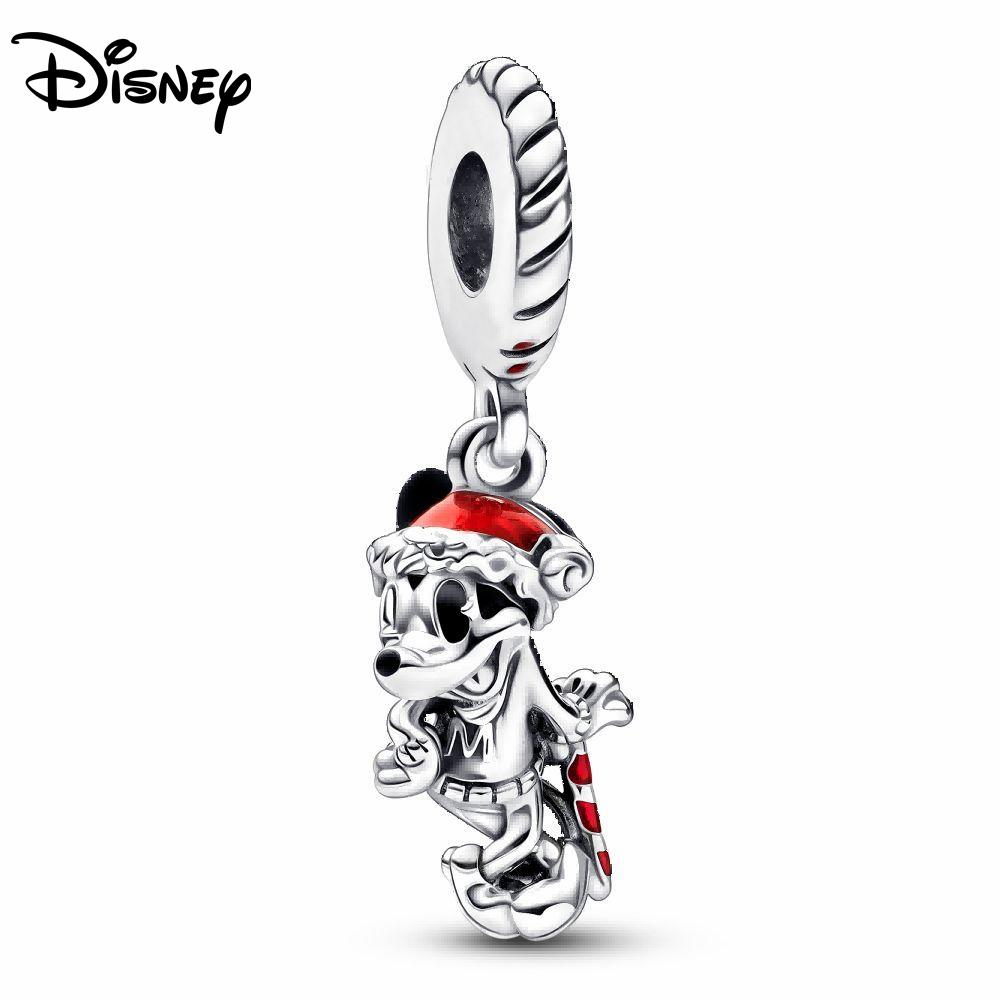 925 Silver Disney Mickey Zootopia Boutique Charm Pendant Fit For Necklace Original Bracelet DIY Fine Festival Women's Party Gift