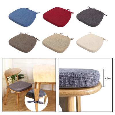 Kissen aus Memory-Schaumstoff mit Bändern für Essstühle