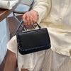 Korean Style Fashion Simple Personalized Women Chain Crossbody Small Square Soft Bag