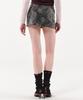 Podeowedeo Star Studded Mini Skirt (Dark Gray)