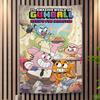 L'Incredibile Mondo Divertente di Gumball Stampa Artistica di Banner Bandiera da Parete Giapponese Appeso a Parete Anime Decorazione per la Casa