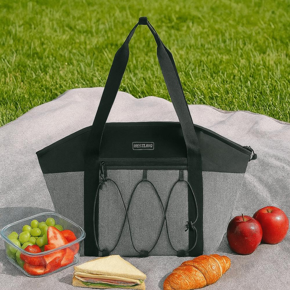 Convenient Insulated Lunch Bag Waterproof Cooler Lunch Handbag Portable Thermal Lunch Box  Office