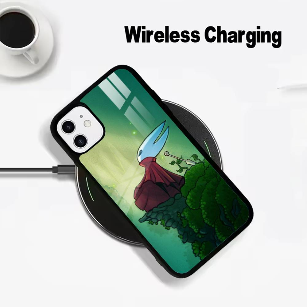 H-Hollow- K-Knight -S-Silksong For IPhone17 16 15 14 13 12 11 Plus Pro Max Plus Wireless Charger Phone Case