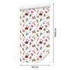 Christmas wallpaper white, coral, cream and light gray 50x1000
