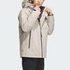 Adidas 3-In-1 Rain.Rdy Reversible Logo Outdoor Waterproof Sports Down Liner Jacket Men Jacket Beige IL8969