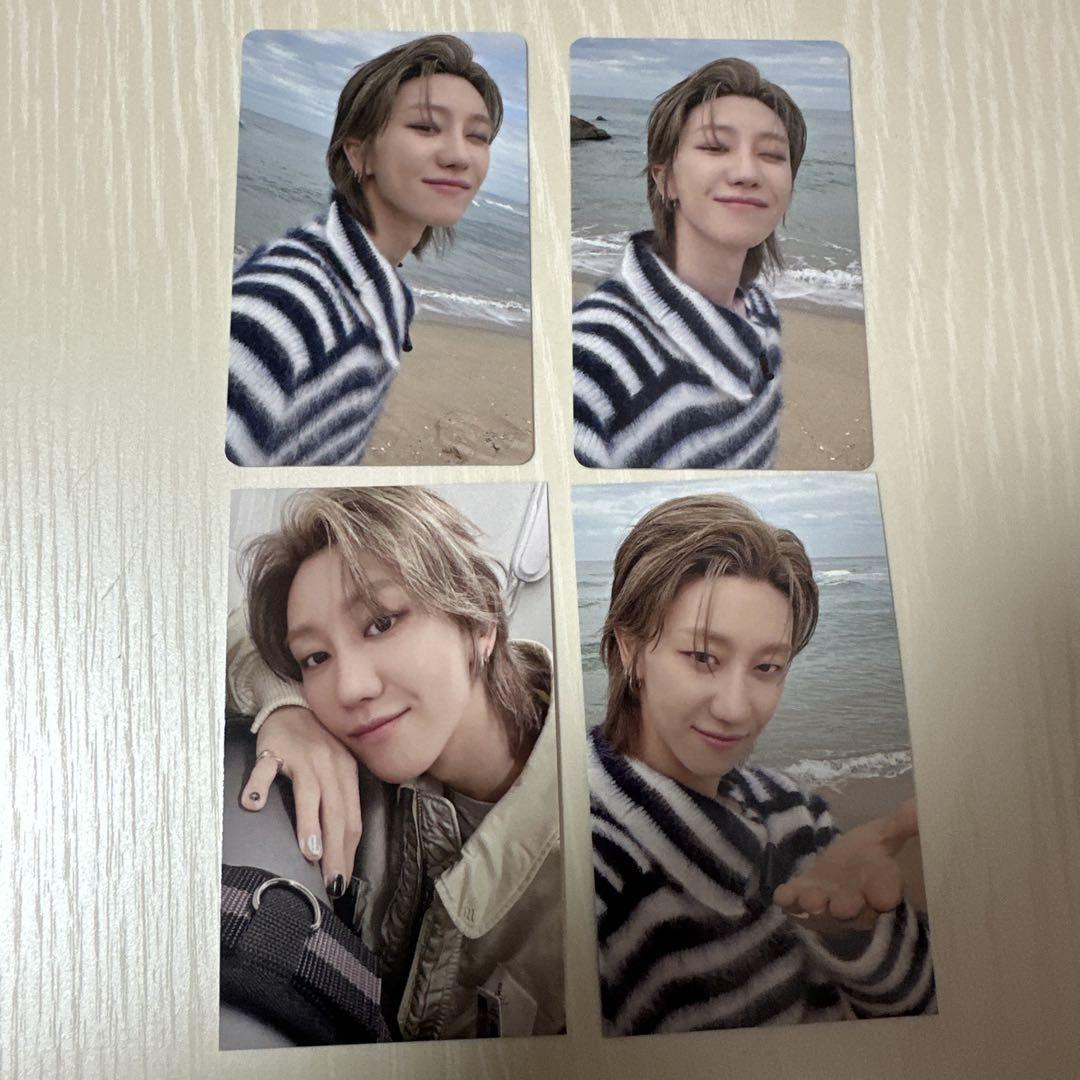 

[ИСПОЛЬЗОВАННЫЙ] SEVENTEEN Minghao Срок годности Ограничено Место продажи Осака Фукуока Набор из 4 предметов Коллекционная карточка
