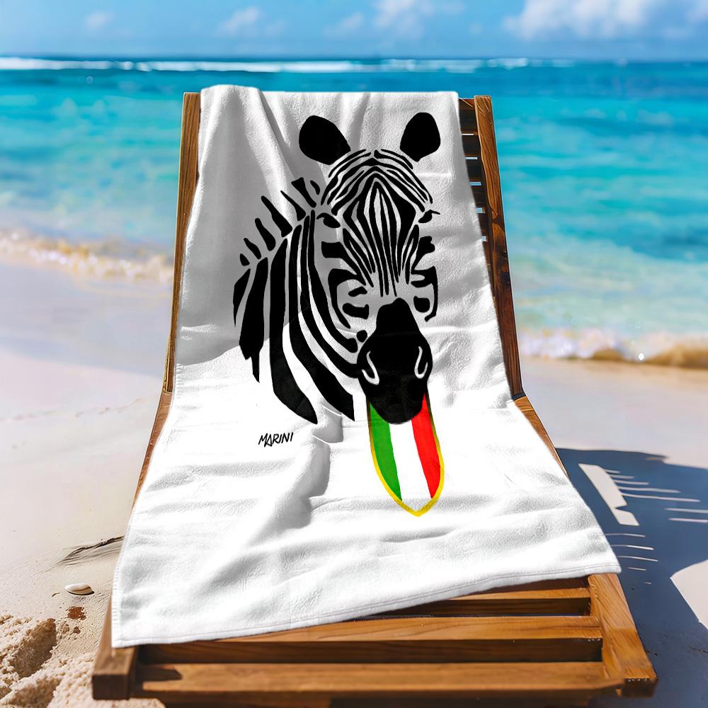 Juventus Beach Towel High Absorbency Quickdry Comfortable Lightweight