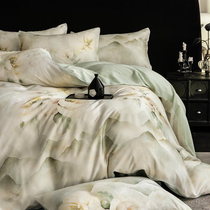 New  Luxury 100% Tencel Bedding Sets - High - Density, High - Count for 1.5m/1.8m/2.0m Beds