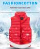 Unisex Slim Fit Hooded Down Cotton Vest - Autumn/Winter Style, Plus Size, Korean Design, Sleeveless Jacket for Men and Women