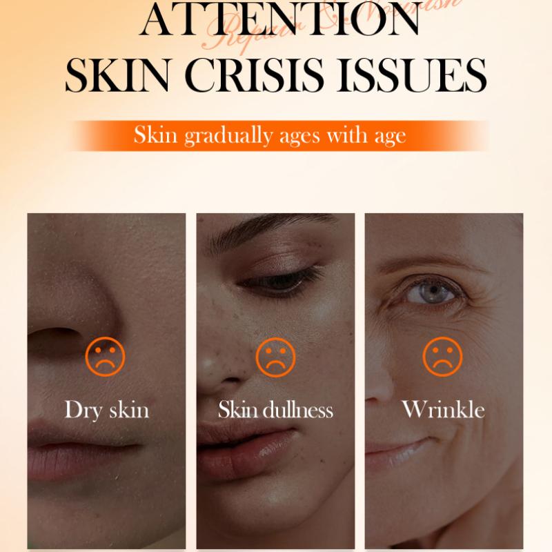 Vitamin C aufhellende, straffende und feuchtigkeitsspendende Gesichtscreme, die die Haut tief nährt und elastischer macht