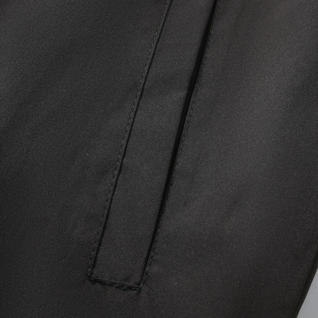 European-American Color Block Men's Stand-Up Collar Jacket - Trendy Autumn/Winter Outerwear