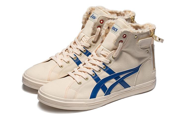 Asics Double Clutch White/Blue Casual Board Shoe 1203A037-100