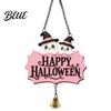 Indoor Wall Art for Holidays Halloween Cute Witch Hat Ghost Door Sign Wooden Hanging Decoration Sweet Ornament Doorbell Pendants Outdoor Home