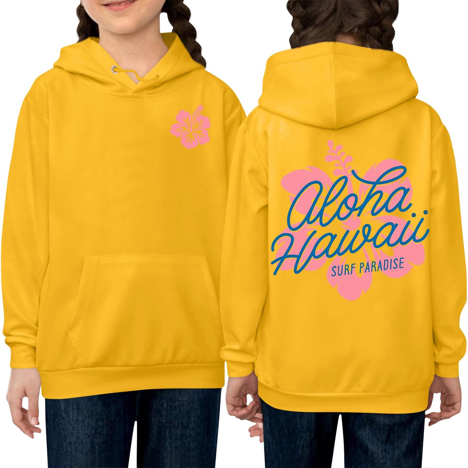 

Детские модные повседневные универсальные повседневные толстовки с круглым вырезом для мальчиков и девочек, повседневные лоскутные топы с длинными рукавами, свитшоты 160 жёлтый