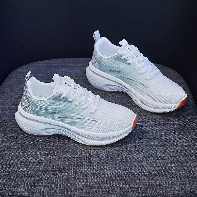 

Women s shoes spring and summer fashion fly-woven running shoes girl outdoor lightweight low-top breathable sports shoes 36