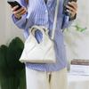 IELGY Korean Version One-Shoulder Portable Soft Leather High-End Drawstring Pleated Dumpling Bag Large Capacity All-Ma