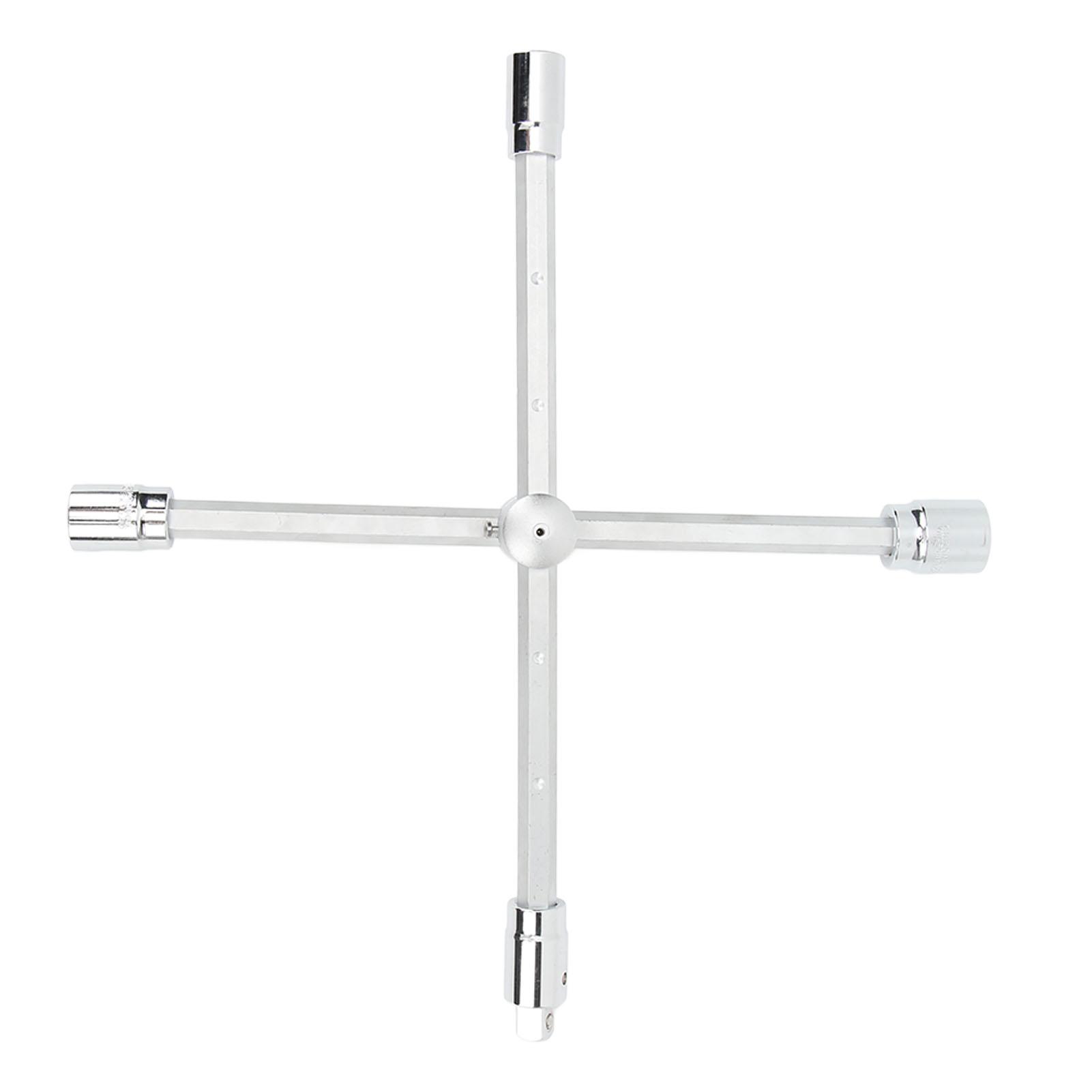 

12-дюймовый крестовой ключ 4-сторонний 17 мм 19 мм 21 мм 23 мм CRV сверхпрочный универсальный гаечный ключ для автомобиля