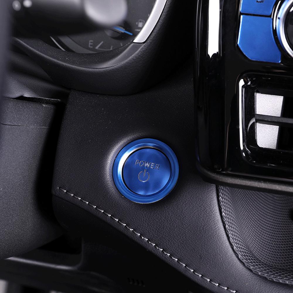 For Toyota Highlander XU70 2024 Engine Start Stop Switch Button Cover Trim Car Interior Styling Protector Decoration Sticker
