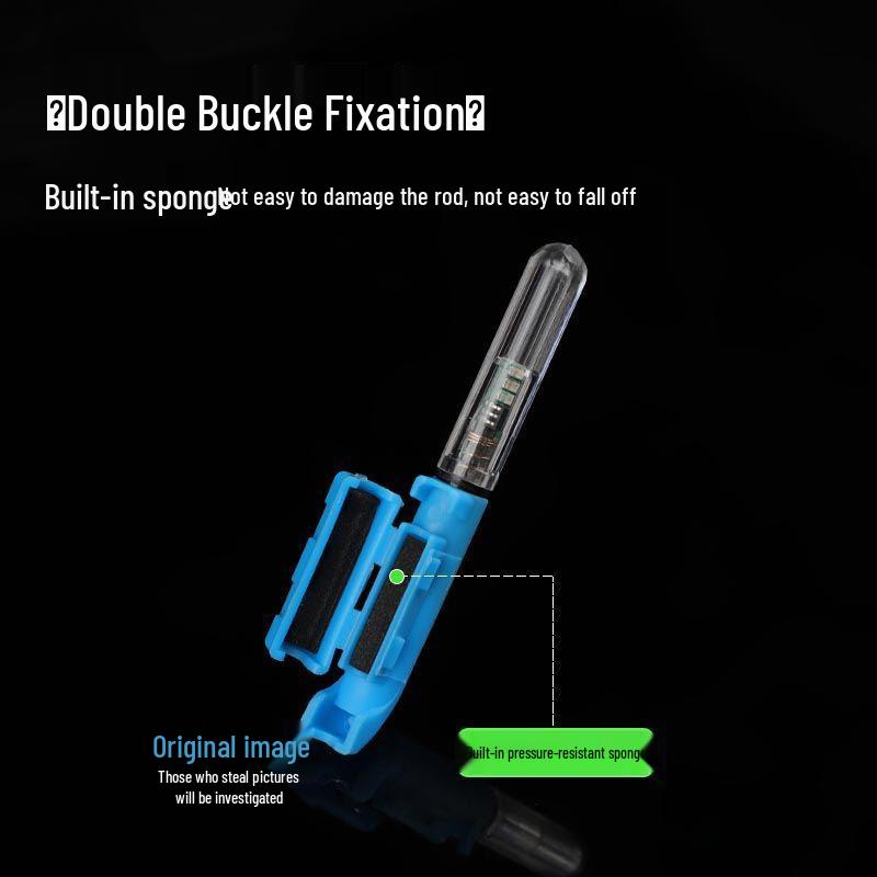 Tri-Color Flashing Night Fishing Rod Tip Light - Hand, Sea, and Raft Rod Bite Indicator Accessory