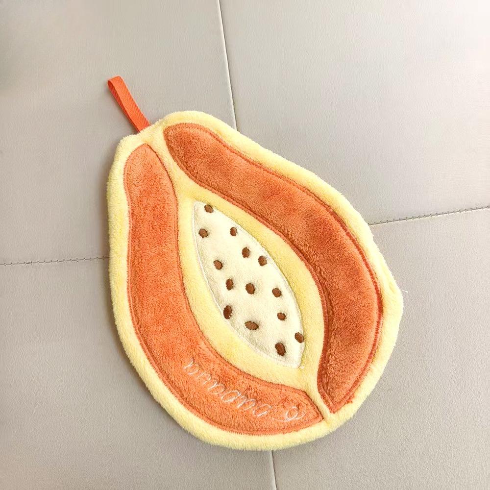 New fruit guava durian towel with cute hanging style kitchen hand towel as a souvenir