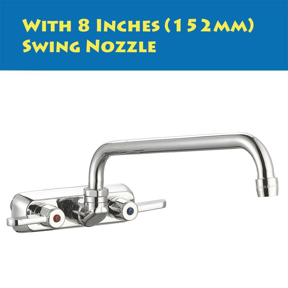 Wall Chrome Kitchen 4 Inches Sink