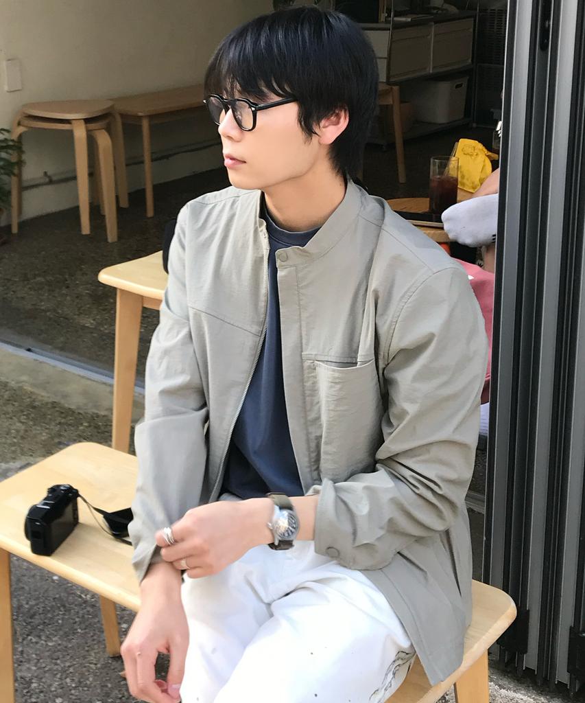 Mindbridge Minimal Semi-Regular Fit Blouson - 2 Colors