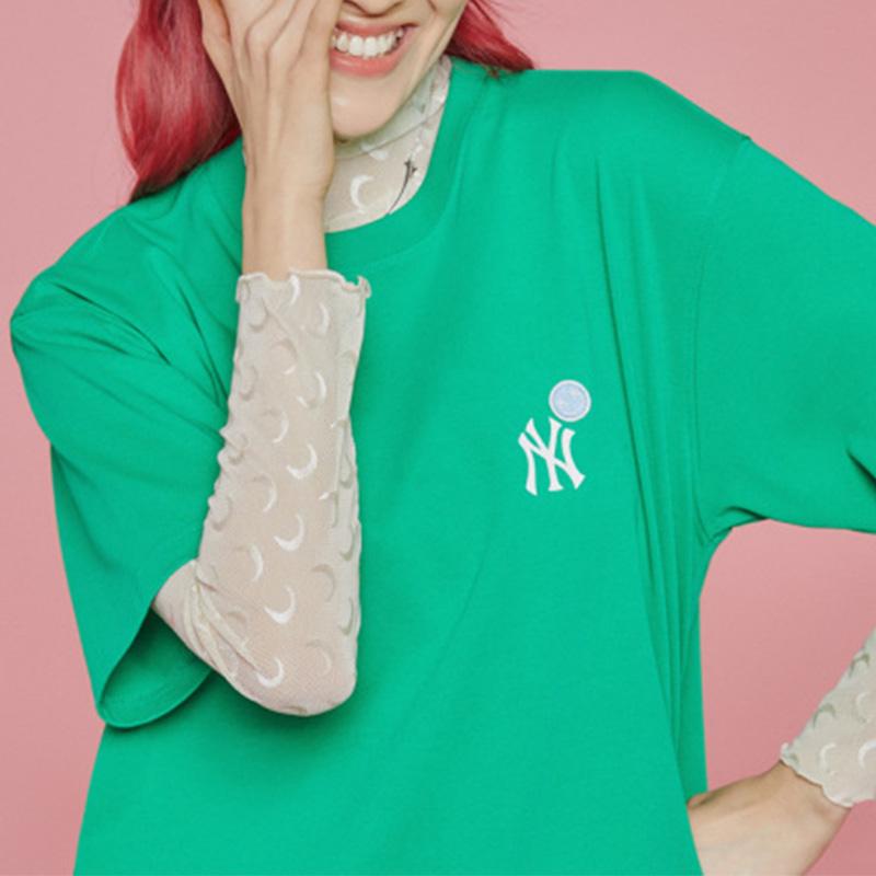 New MLB T Shirts Unisex Green 3ATSL6023-50GNL