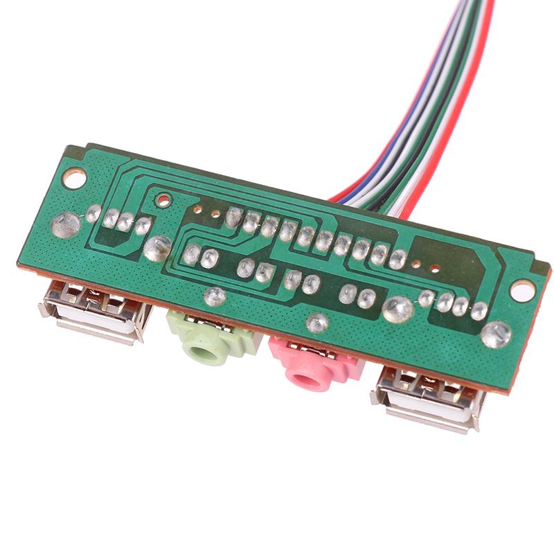 1Pc Computer Chassis Front Panel Audio Jack Front Usb Interface Host Front Bezel Cable