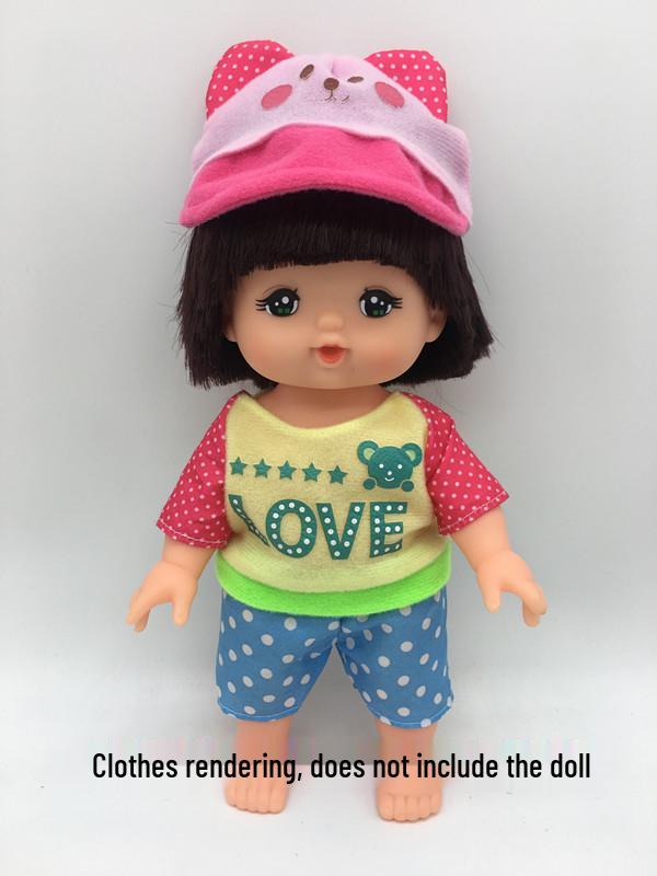 Milu Doll Outfit & Accessories Set: Naked Body, Costume, Tent, Stroller, Dining Chair, Pretend House, Girl Toy