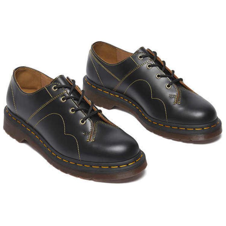 Dr. Martens Amp Church Comfortable Fashion Low-Top Casual Shoes Unisex Casual Shoes Black 40785001