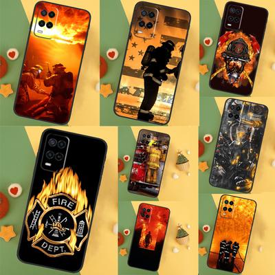 Firefighter Fire Fireman For OPPO A38 A58 A78 A98 A54 A74 A94 A16 A76 A96 A5 A9 A52 A72 A79 A53S A15 A17 A57 Case