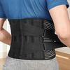 Back Support Brace Compression Lumbar Brace Lower Back Belt Waist Protection Adjustable Mesh Fabric Athletes Wear For
