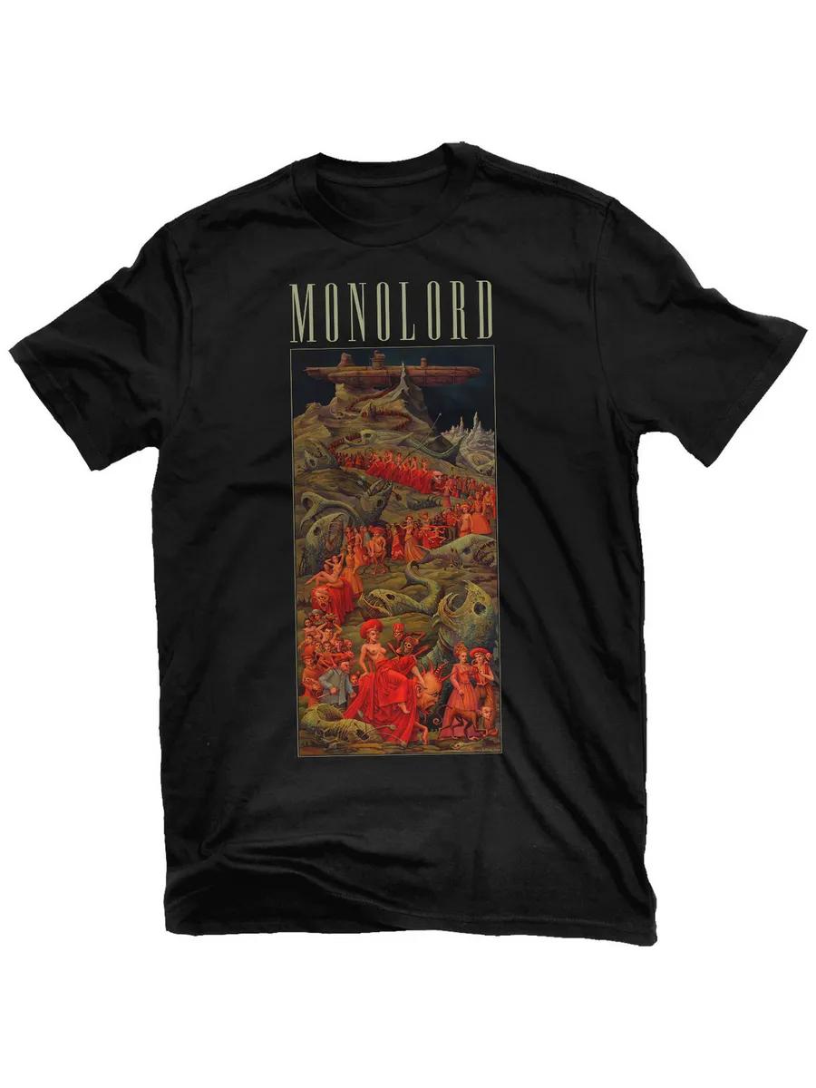 

Men s Monolord Graphic T-Shirt, 100% Cotton Crew Neck Short Sleeve Tee, Casual Summer Top for Daily Wear and Gift L