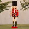 Handicraft Christmas Nutcracker Vintage Handcraft Figurine Festival Gift Soldier Doll  Office Decor