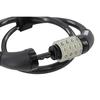 TORUNA11 Bicycle Wire Lock with Number Set and Black Dial, 700mm,