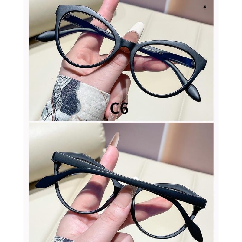 Dámské brýle: trendy nadrozměrné kočičí brýle v barevných blocích