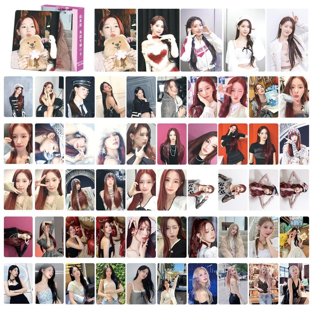 Official (G)I-DLE Photo Card Set: Song Yuqi, Cho Miyeon, and Ye Shuhua Lomo Cards - Female Group Merchandise Album