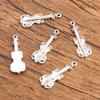 10pcs Musical Note Pendant Piano Guitar Microphone Speaker Suona Music Equipment Alloy Jewelry Accessories