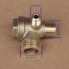Air Compressor Unidirectional 3-Way Workshop Fittings Check Valve Connector Tool