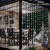 Solar Curtain Light String 100/200/300 LED Outdoor Terrace, Courtyard Garden, Bedroom, Party Decoration Holiday Gifts, Christmas Lights