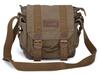 [GOSION] Shoulder Bag, Large Capacity Crossbody Bag, Retro Style, Unisex, Olive Brown