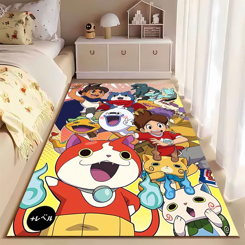 Colorful Cartoon Character Carpet suitable as a non-slip mat for the living room or bedroom sofa