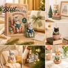 Unique Christmas Box Reading Cat Advent Calendar 2026, Cute Kitten Acrylic Ornaments 24 Days Countdown Holiday Ornament Set Calendar, Pcs Cartoon