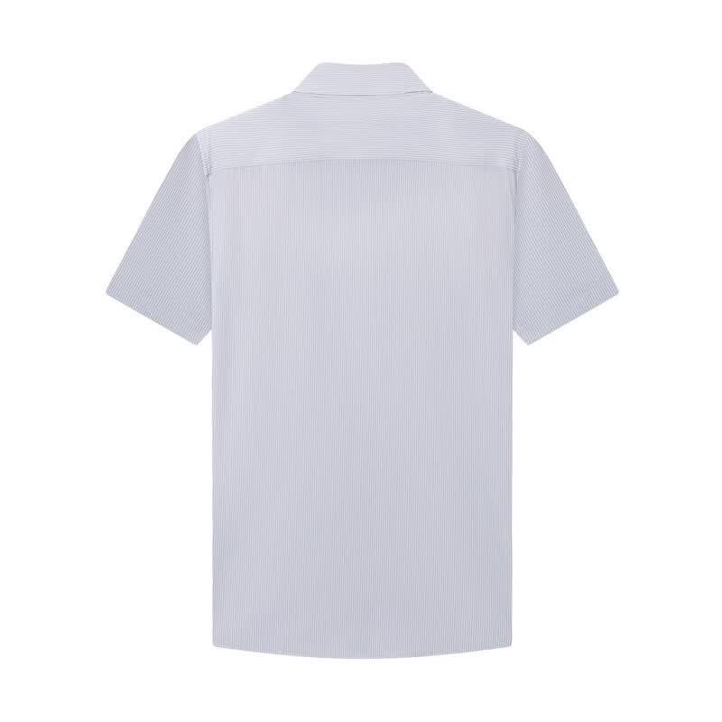 SEVEN Men's Silk Blend Striped Short Sleeve Knit Shirt