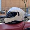 2025 Orz motorcycle helmet, men's and women's reversible helmet, motorcycle half full helmet, cool street bike all year round