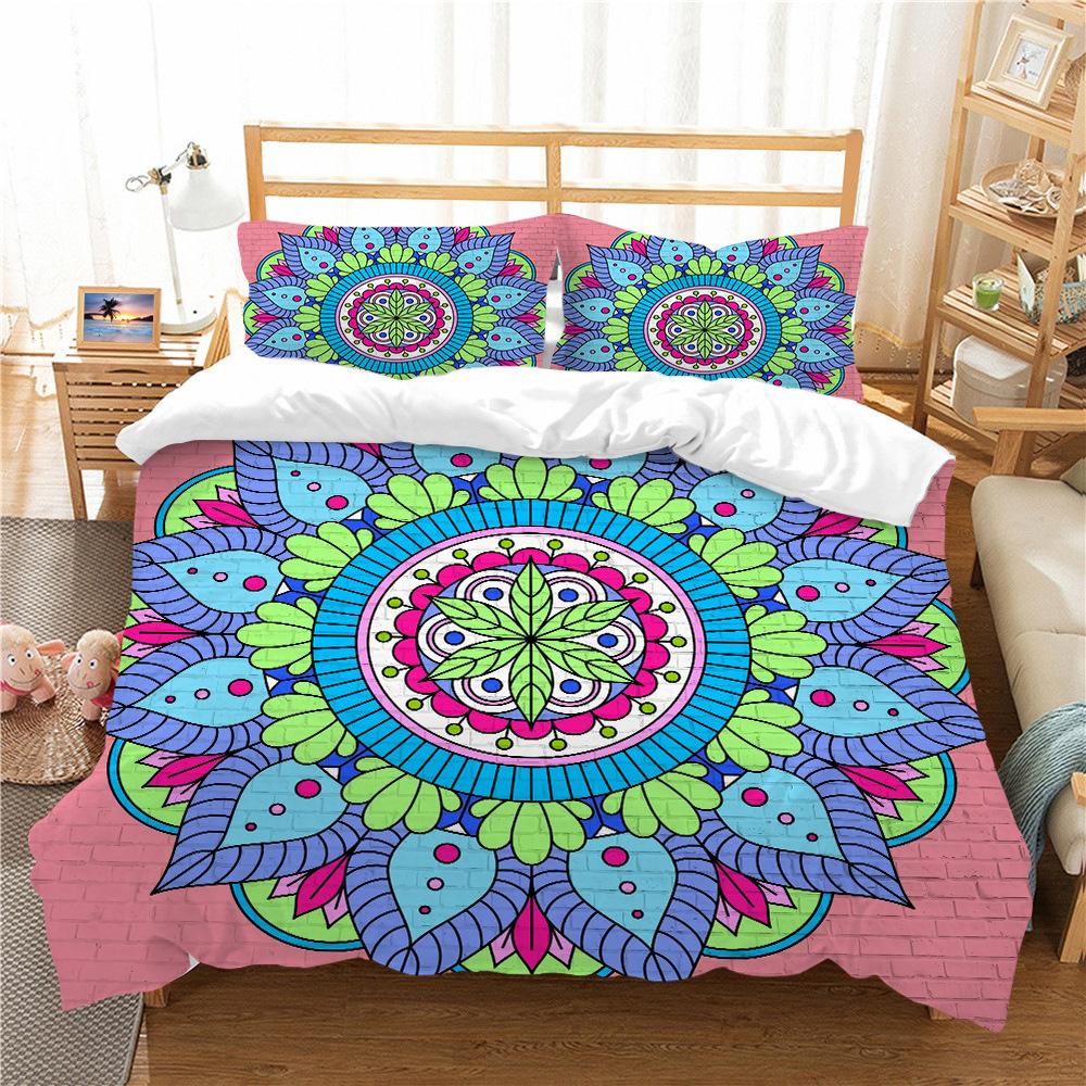 Bohemian Series Digital Printing Bedding Two Or Three Pieces Polyester