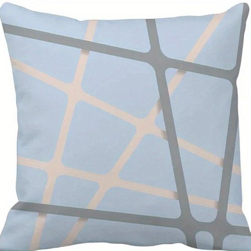 Geometric Abstract Patterned Pillow Covers Pattern Cushion Cover Suitable for Sofa Bedroom Car Pillow Cover
